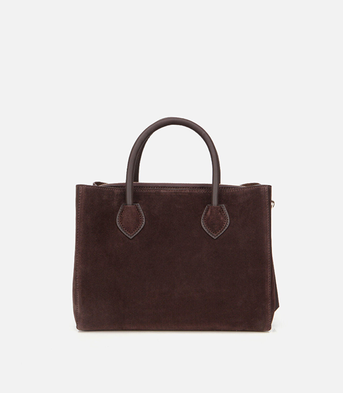 Kadın Süet Deri Kahverengi Tote Çanta