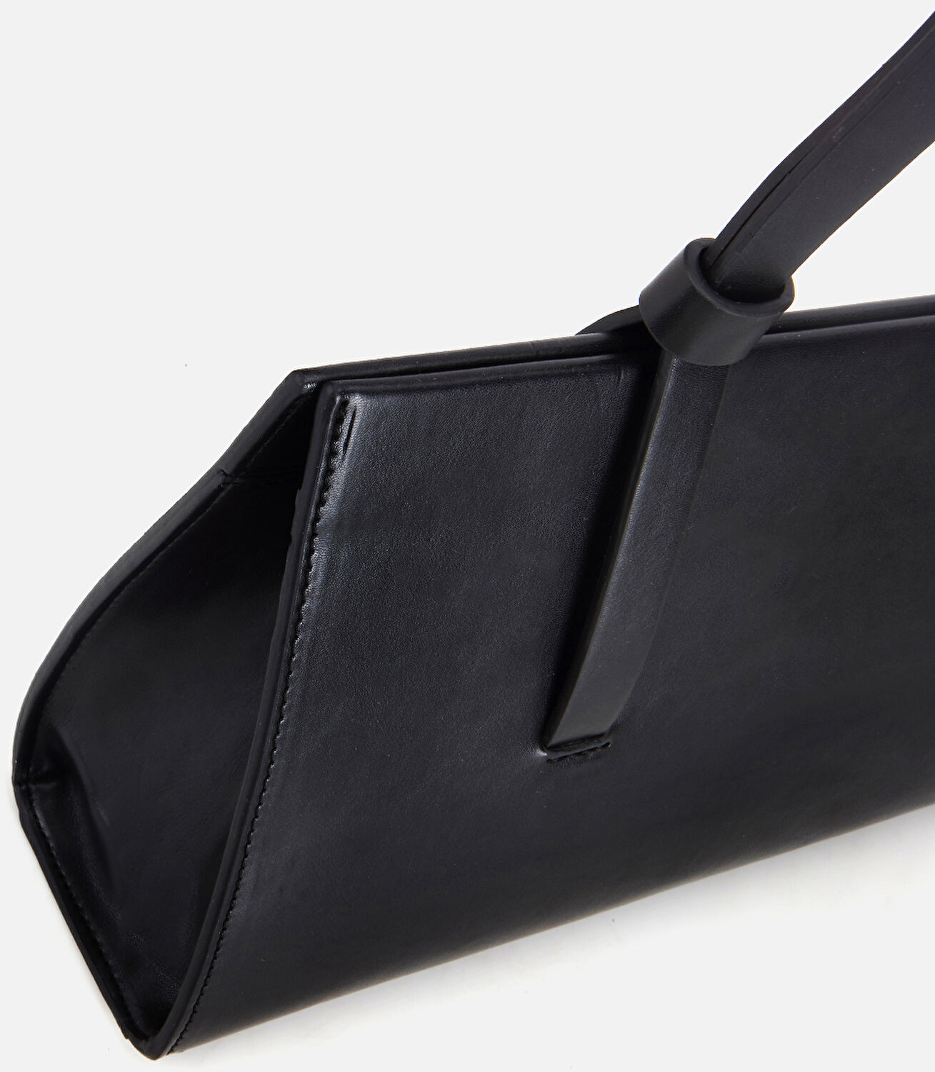 Kadın Siyah Mıknatıs Detaylı Omuz Çantası