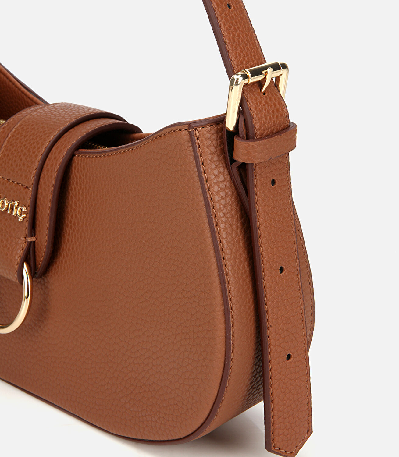 Kadın Taba Kilit Detaylı Omuz Çantası