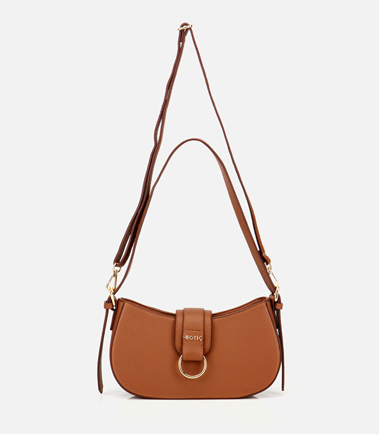 Kadın Taba Kilit Detaylı Omuz Çantası