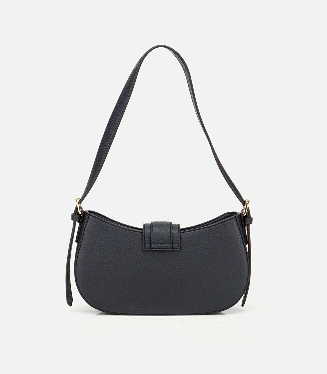 Kadın Lacivert Kilit Detaylı Omuz Çantası