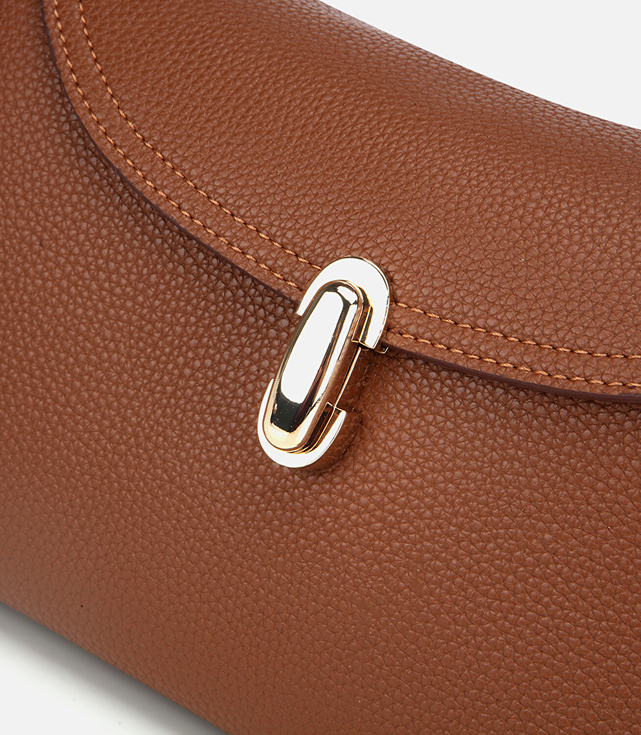 Kadın Taba Kilit Detaylı Omuz Çantası