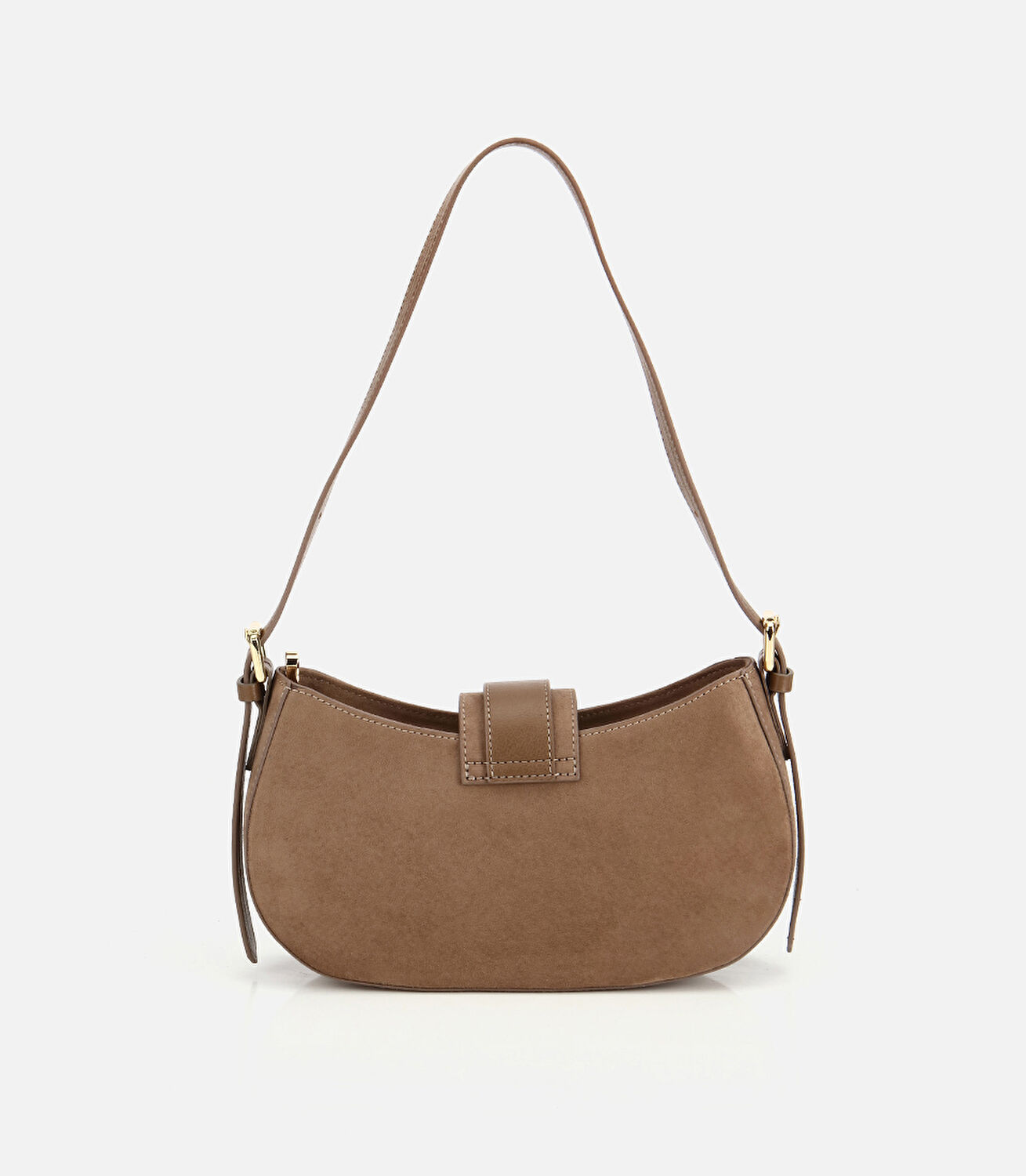 Kadın Vizon Kilit Detaylı Omuz Çantası