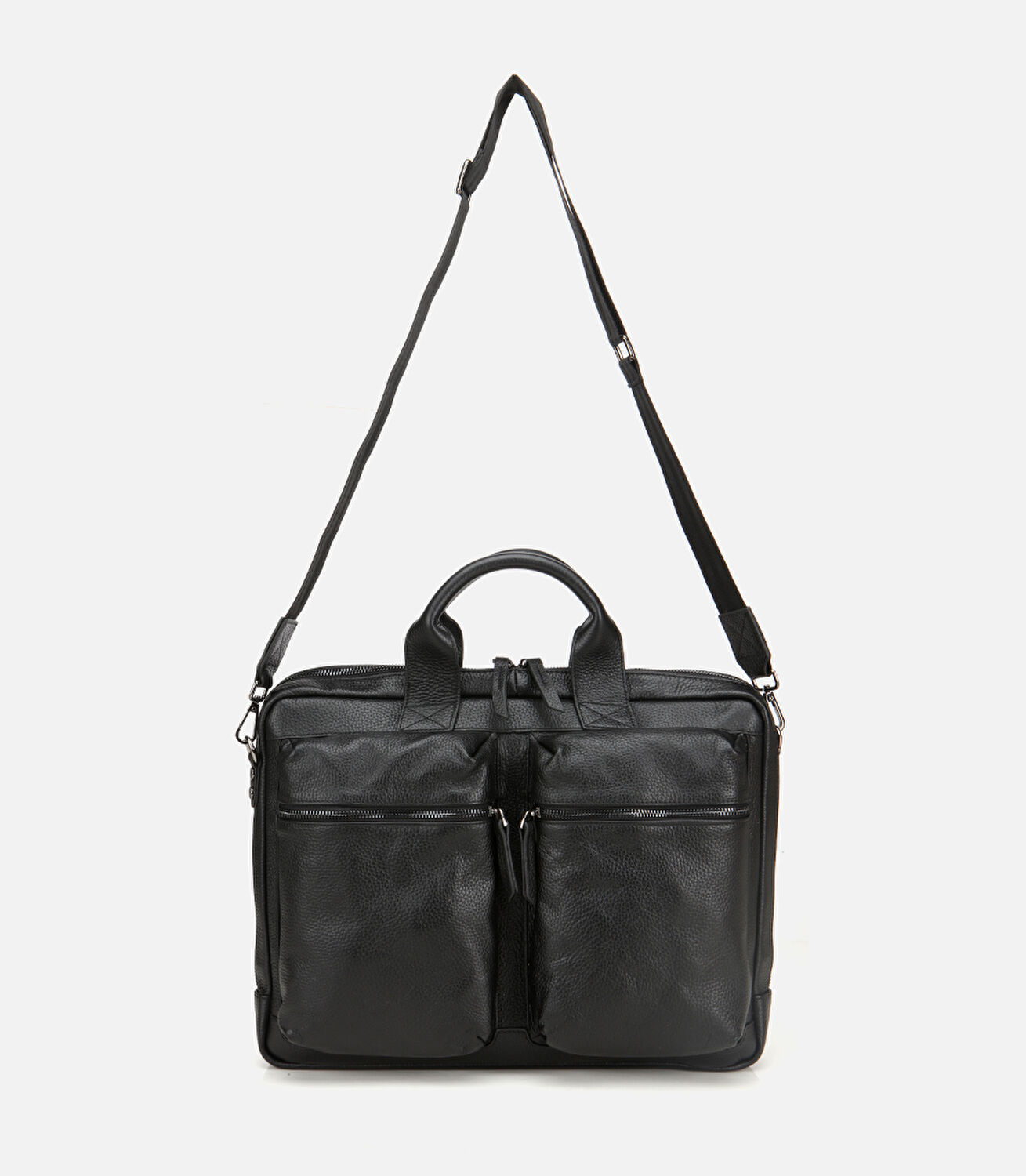 Erkek Deri Siyah Yumuşak Dokulu Laptop & Evrak Çantası