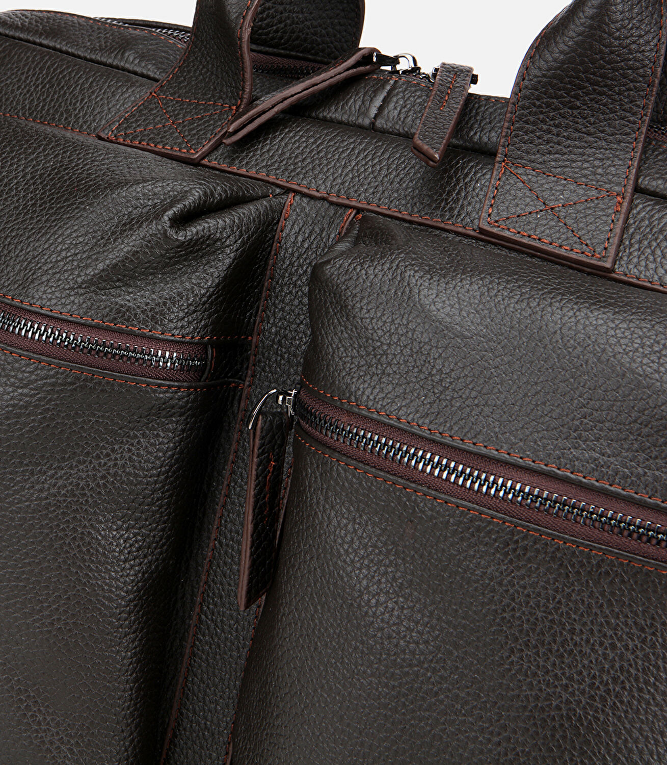 Erkek Deri Kahverengi Yumuşak Dokulu Laptop & Evrak Çantası