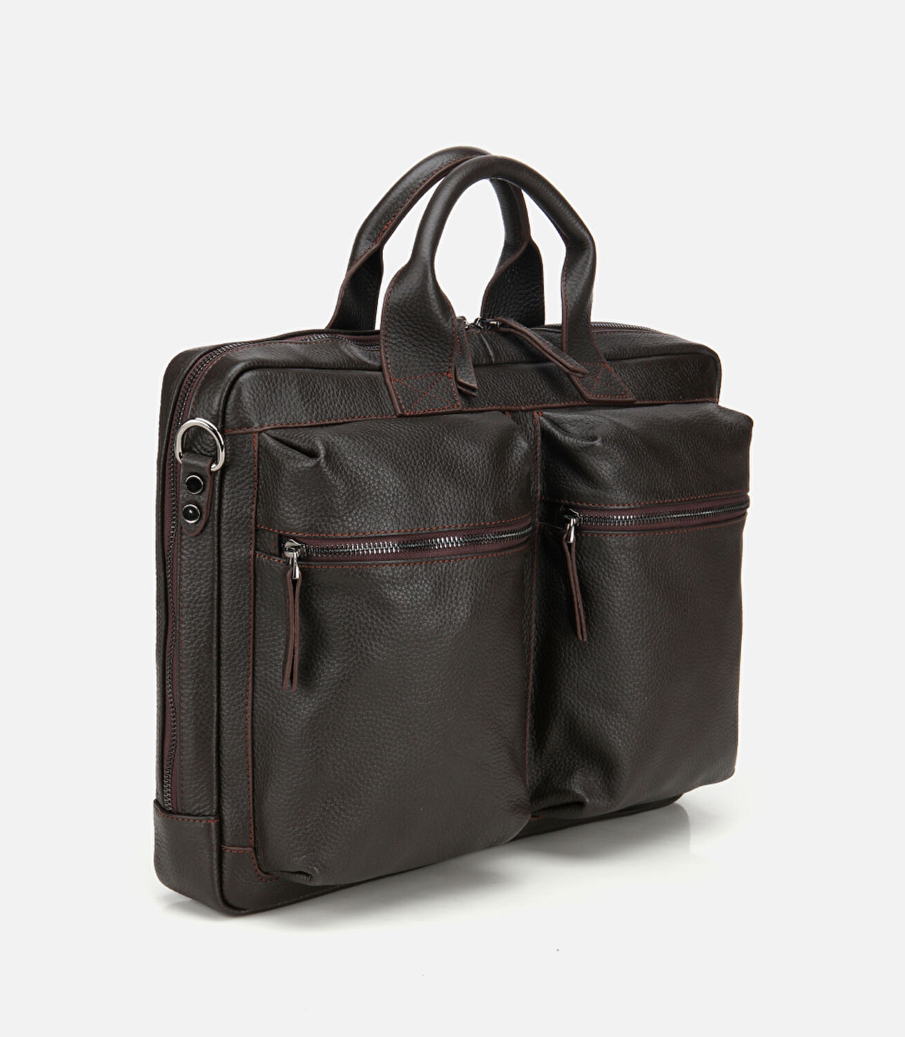 Erkek Deri Kahverengi Yumuşak Dokulu Laptop & Evrak Çantası