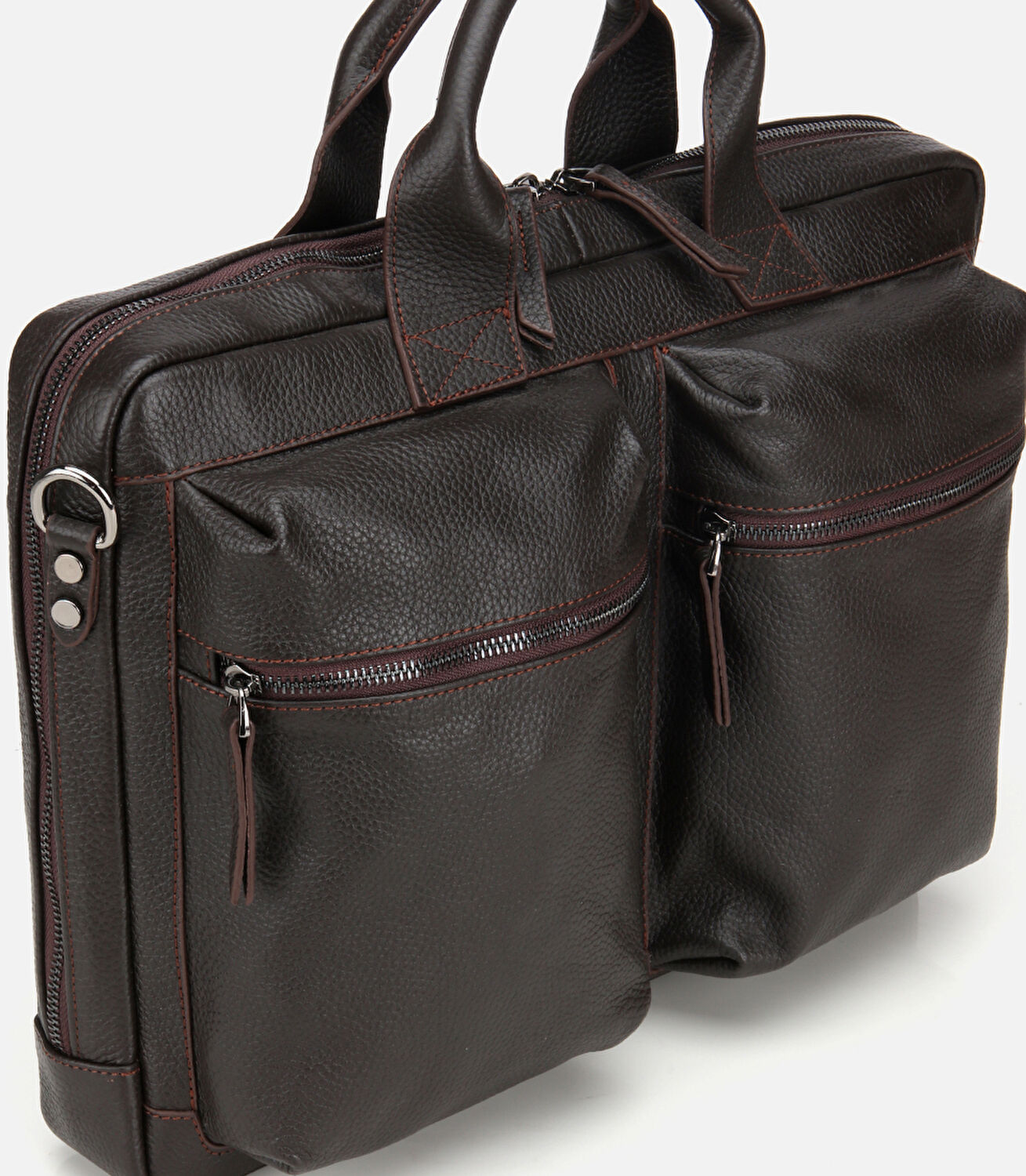 Erkek Deri Kahverengi Yumuşak Dokulu Laptop & Evrak Çantası