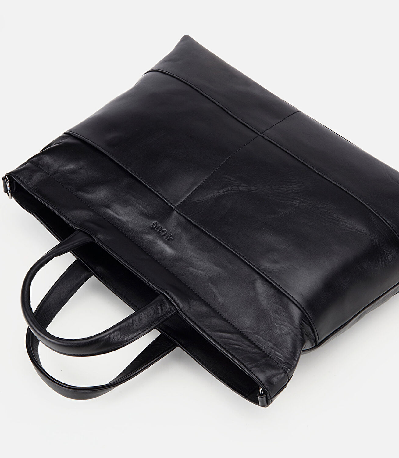 Erkek Deri Siyah Yumuşak Dokulu Evrak Çantası