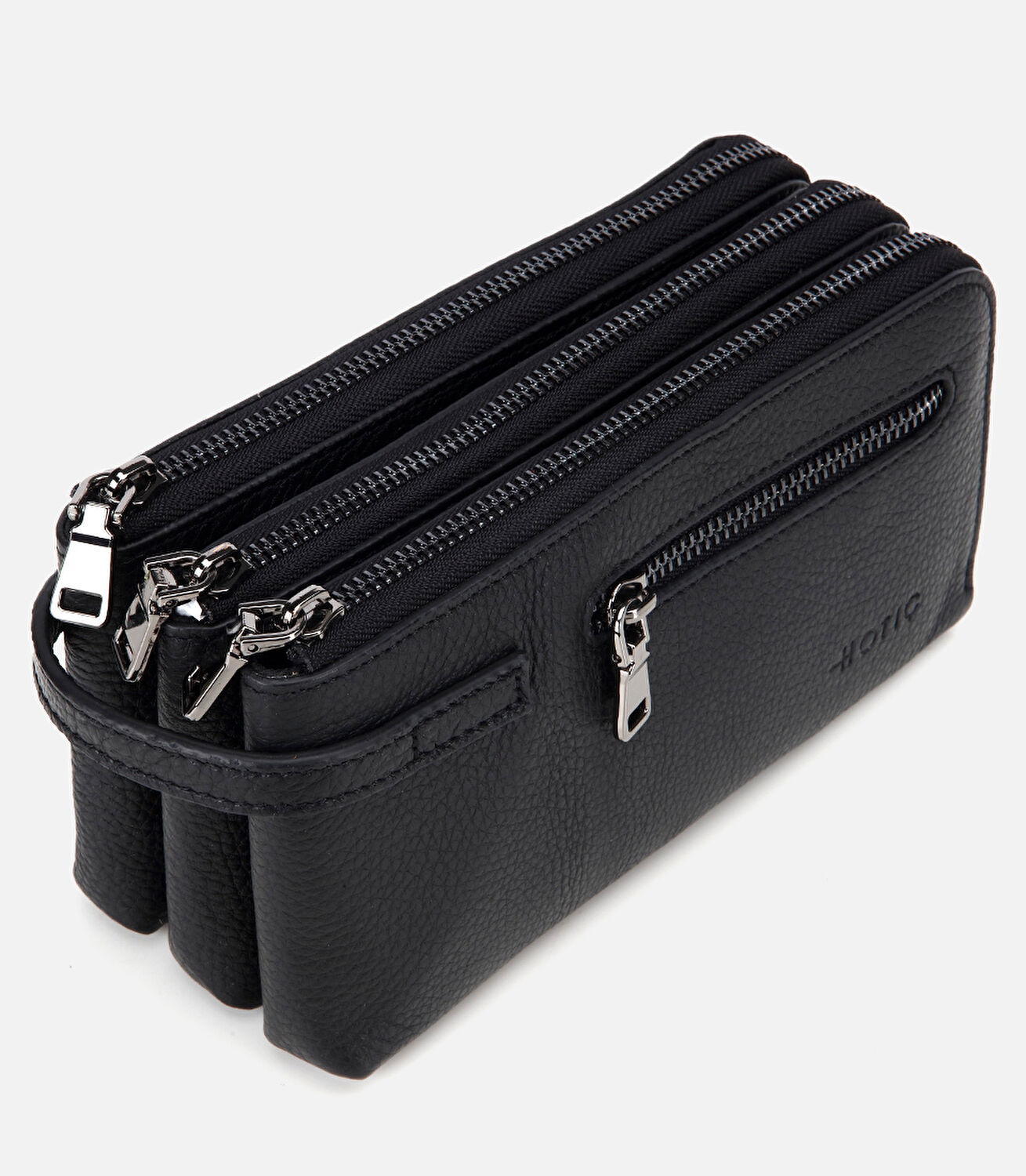 Erkek Deri Siyah El Çantası