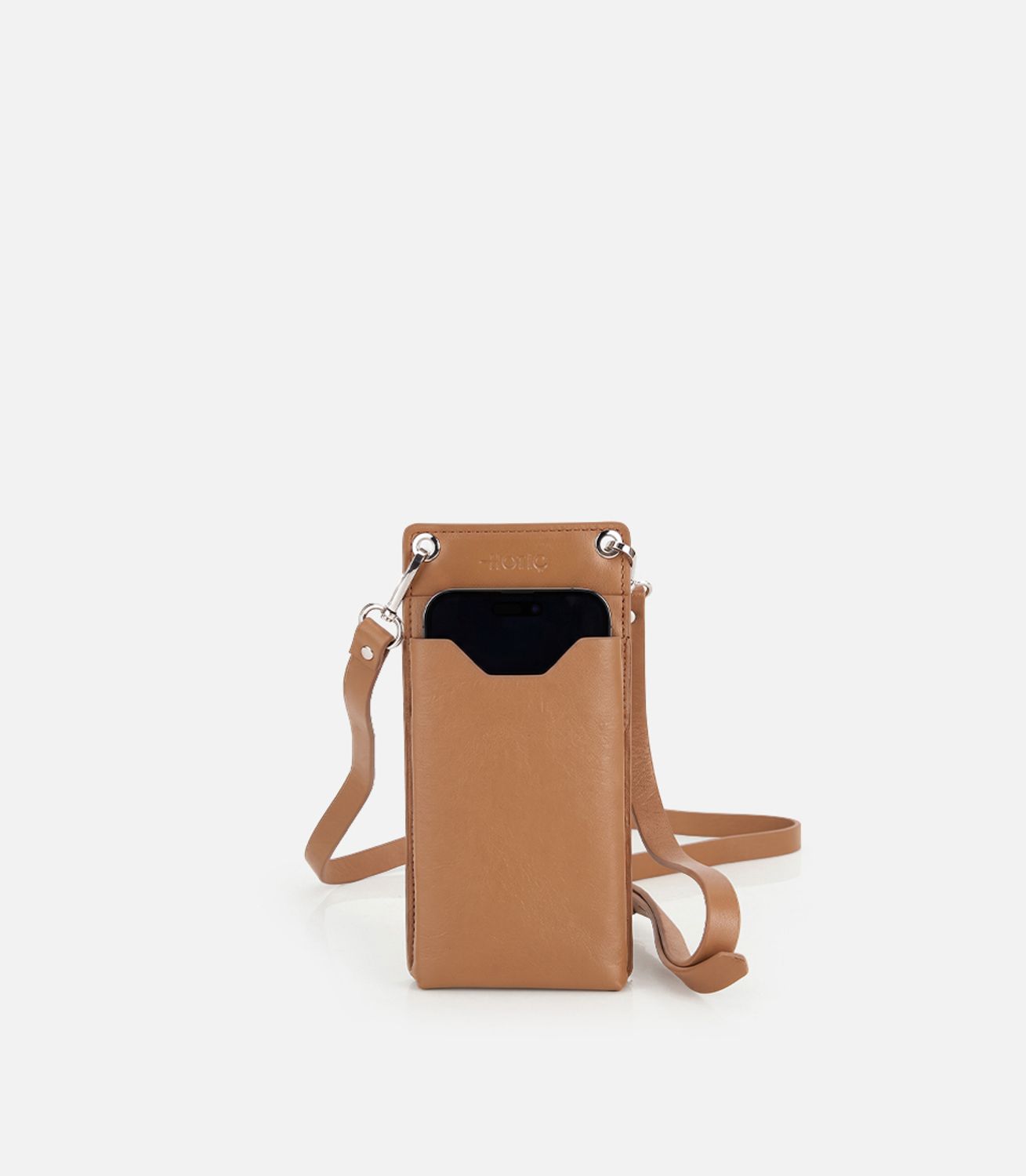 Unisex Deri Taba Çapraz Telefon Çantası