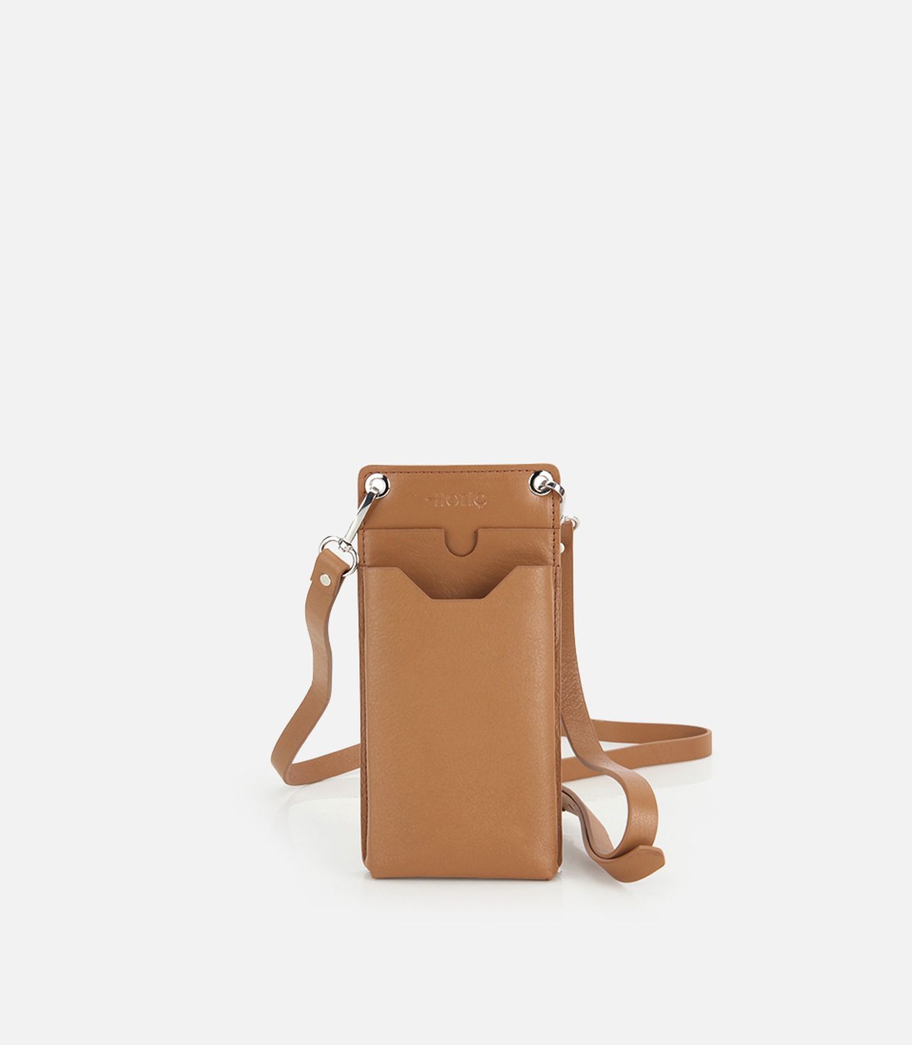 Unisex Deri Taba Çapraz Telefon Çantası