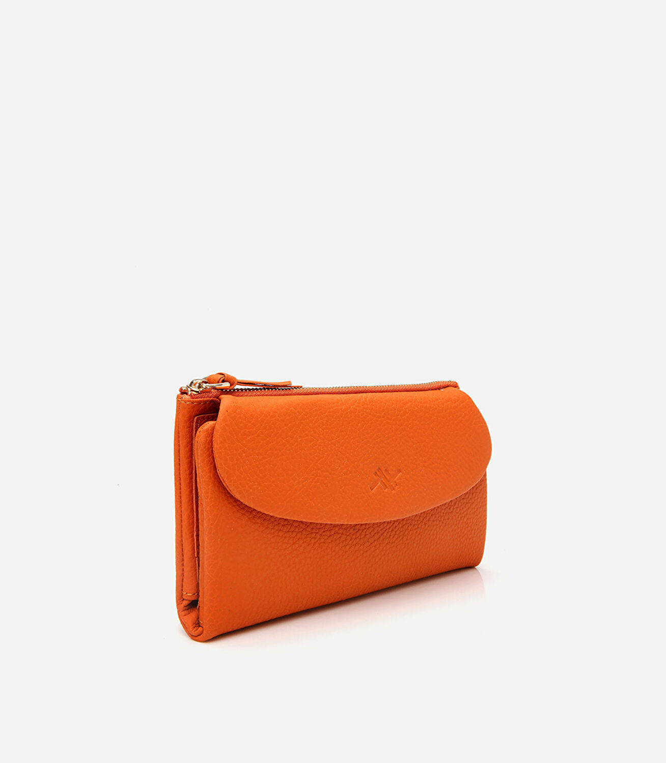 Kadın Deri Turuncu Cüzdan