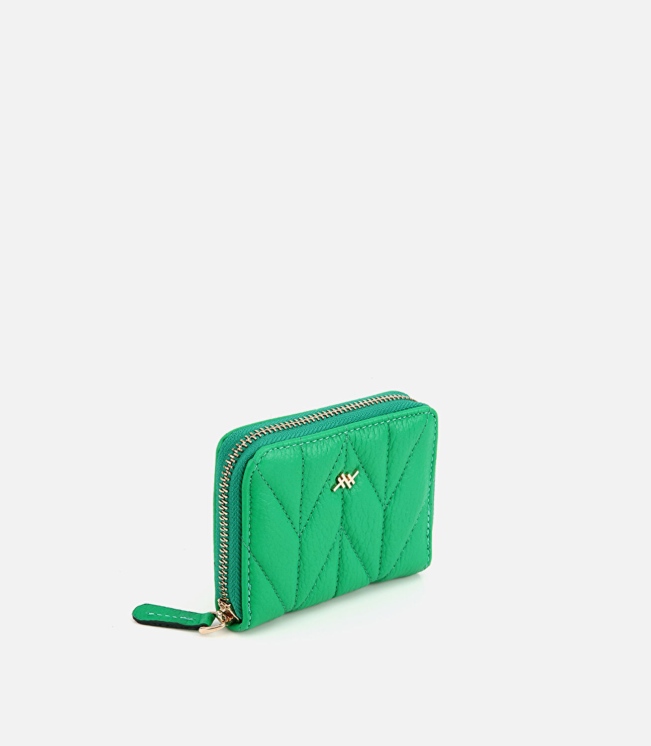 Kadın Deri Yeşil Mini Cüzdan
