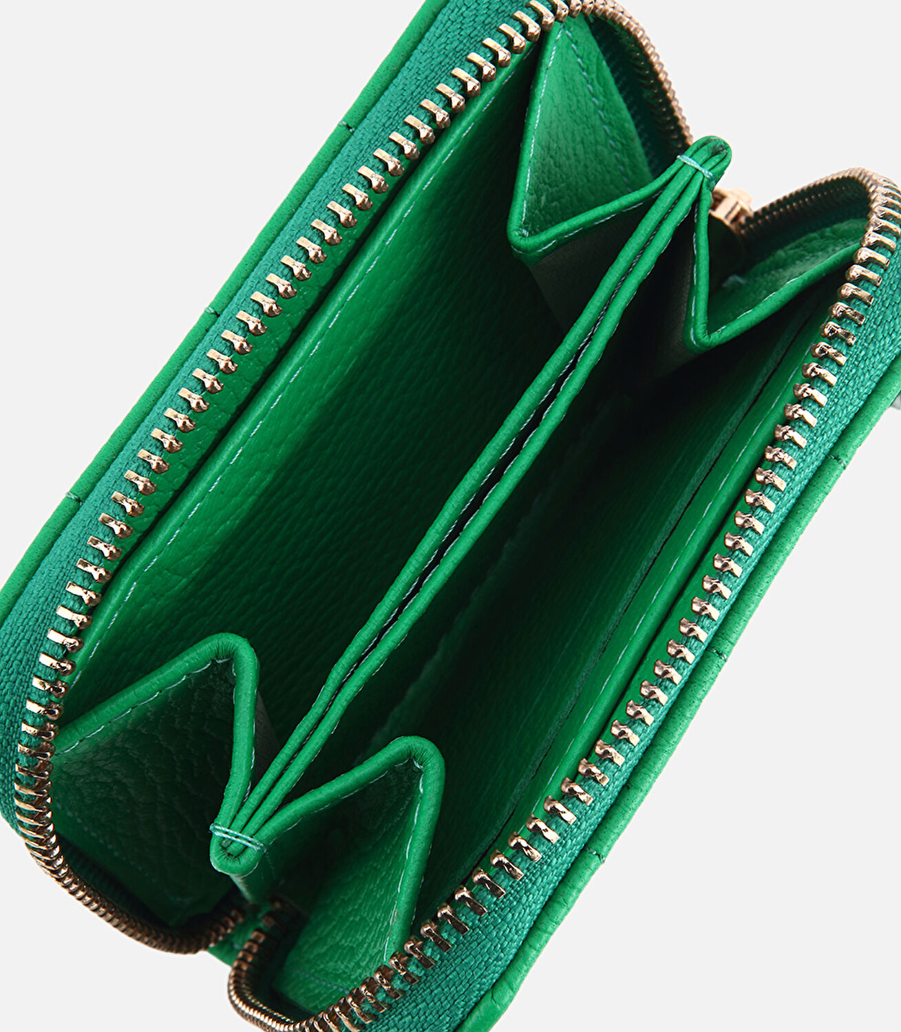 Kadın Deri Yeşil Mini Cüzdan