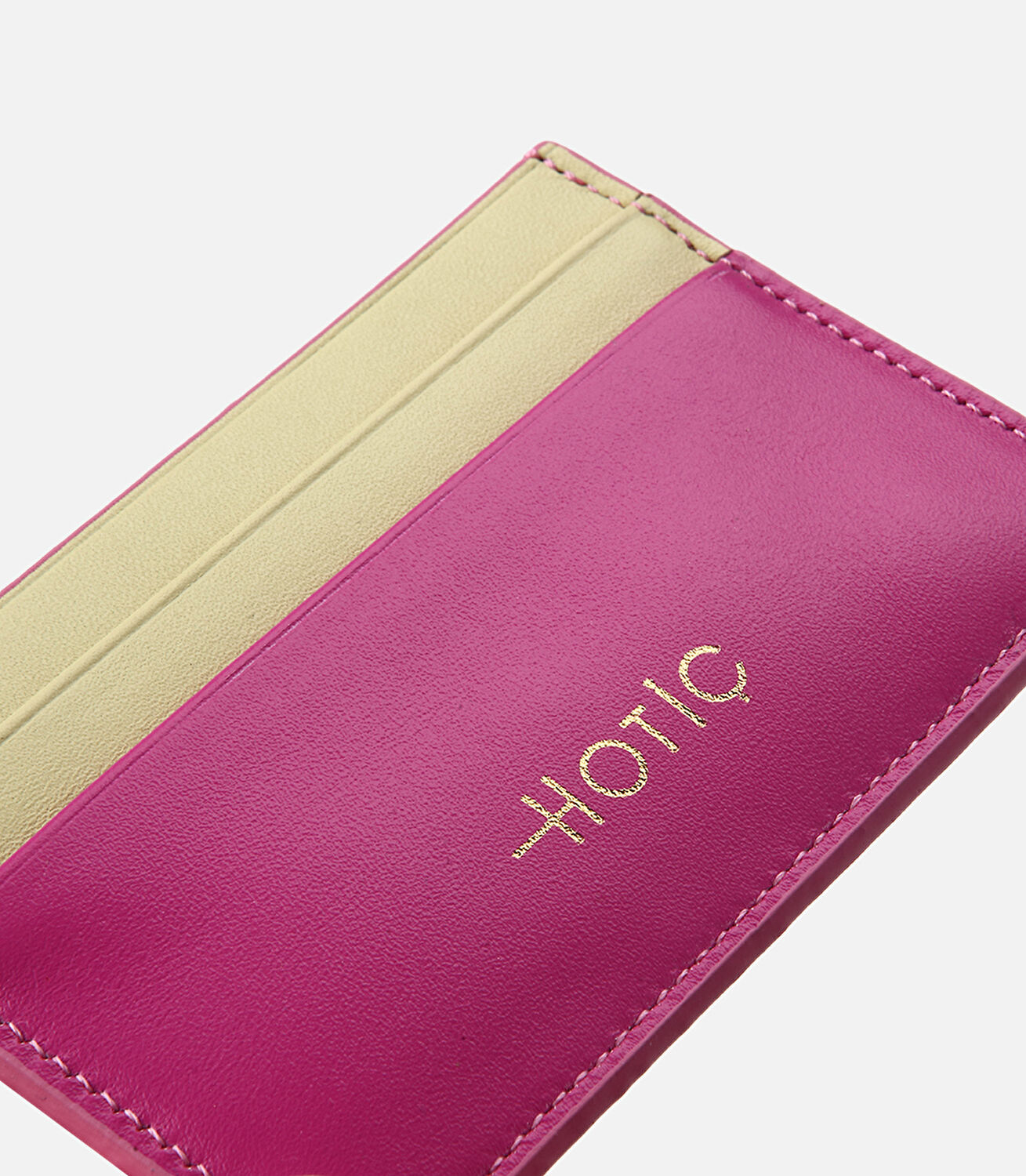 Kadın Deri Pembe Kartlık