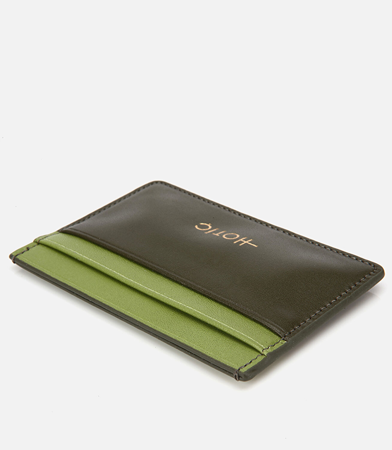 Kadın Deri Haki Kartlık