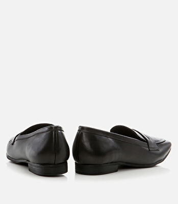 Kadın Deri Siyah Loafer