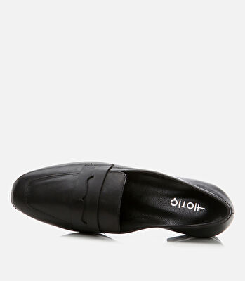 Kadın Deri Siyah Loafer