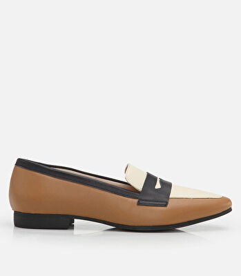 Kadın Deri Siyah Loafer