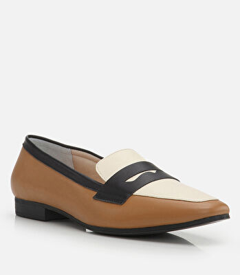 Kadın Deri Siyah Loafer