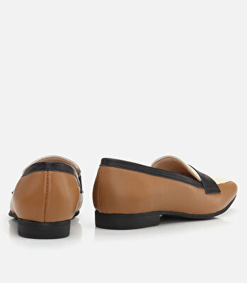 Kadın Deri Siyah Loafer