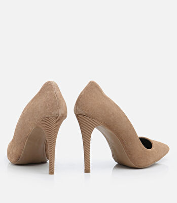 Kadın Deri Tütün Stiletto