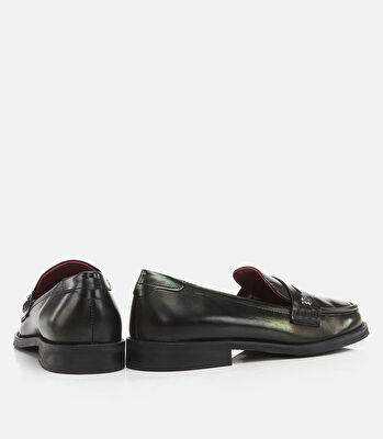 Kadın Deri Siyah Loafer