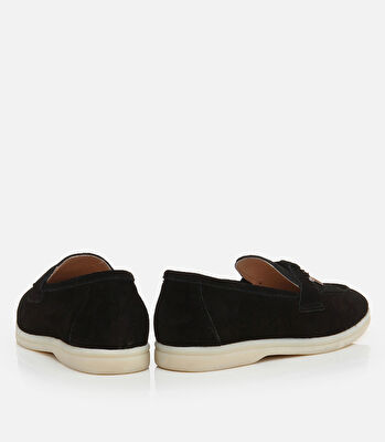 Kadın Deri Siyah Loafer