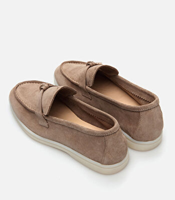 Kadın Deri Vizon Loafer