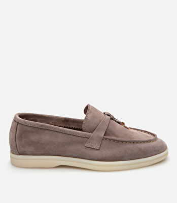 Kadın Deri Vizon Loafer