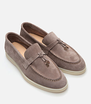 Kadın Deri Vizon Loafer