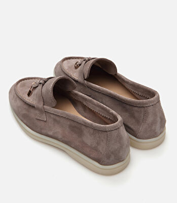 Kadın Deri Vizon Loafer