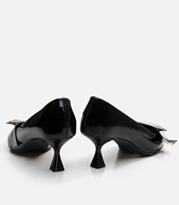 Kadın Deri Siyah Stiletto