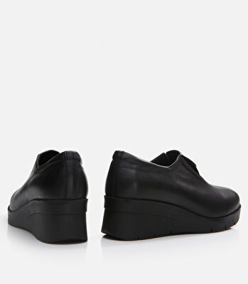 Kadın Deri Siyah Loafer