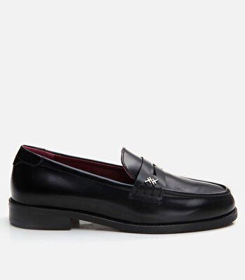 Kadın Deri Siyah Loafer