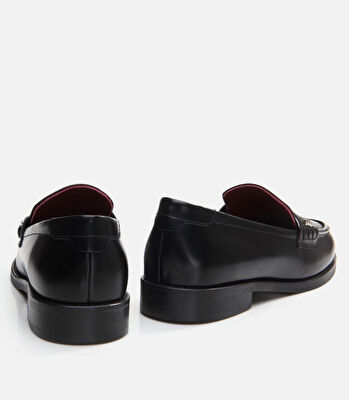 Kadın Deri Siyah Loafer