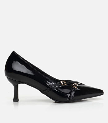 Siyah Kadın Stiletto