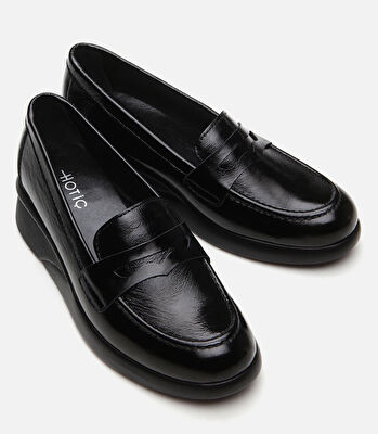 Kadın Deri Siyah Loafer