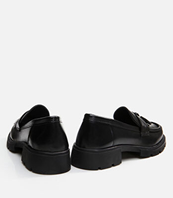 Siyah Kadın Loafer