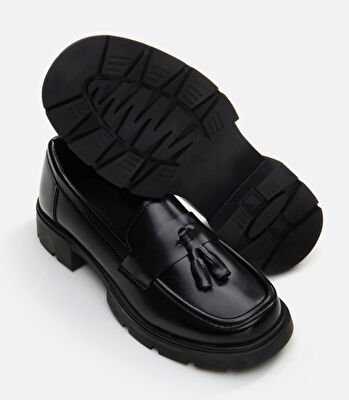 Siyah Kadın Loafer