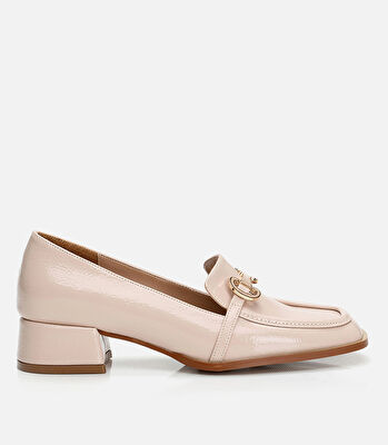 Ekru Kadın Loafer