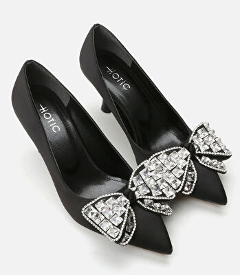 Siyah Kadın Stiletto