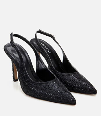 Siyah Kadın Stiletto