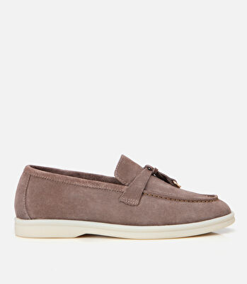 Kadın Deri Vizon Loafer