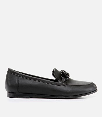 Kadın Siyah Yaya Loafer
