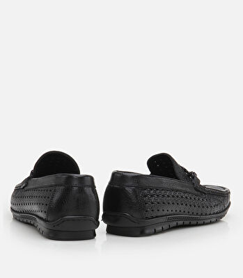 Erkek Deri Siyah Loafer