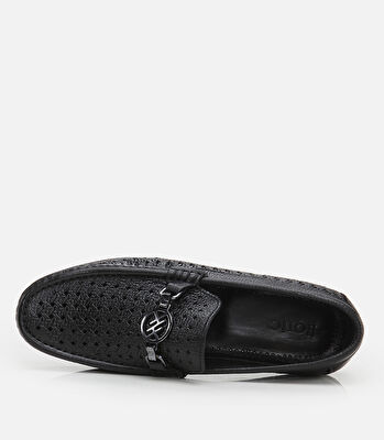 Erkek Deri Siyah Loafer