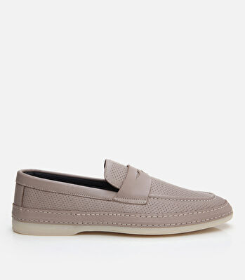 Erkek Deri Vizon Loafer