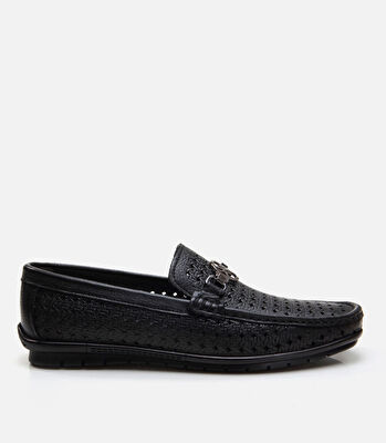 Erkek Deri Siyah Loafer