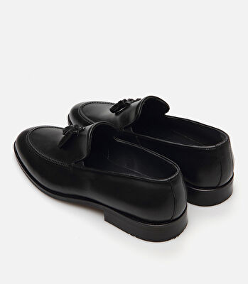 Erkek Deri Siyah Loafer